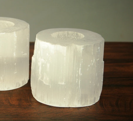 Selenite Tealight Holder 8