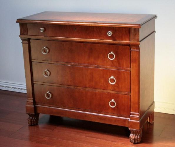 Cherry and Walnut Burl Hall Chest 7