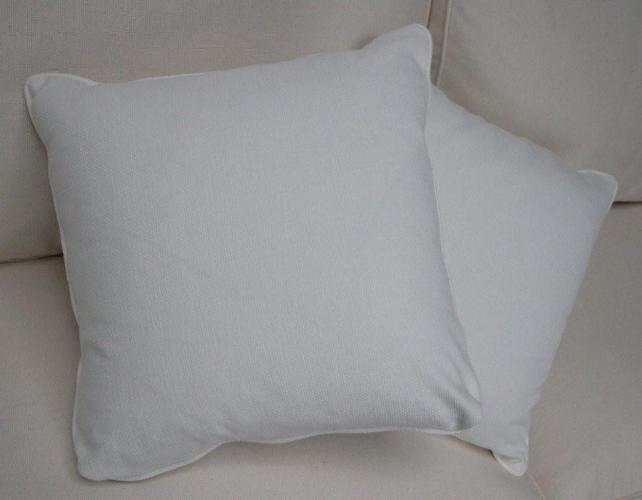 White Woven Pillow 4