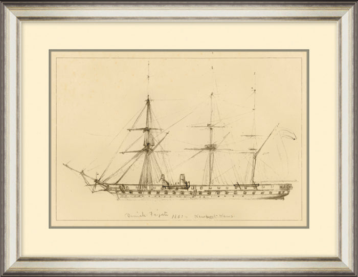 Danish Frigate 22 x 17 1