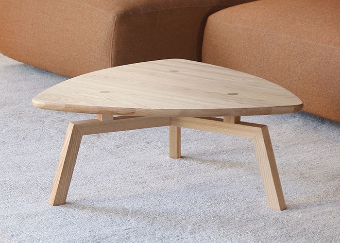 Triangular Coffee Table In Natural