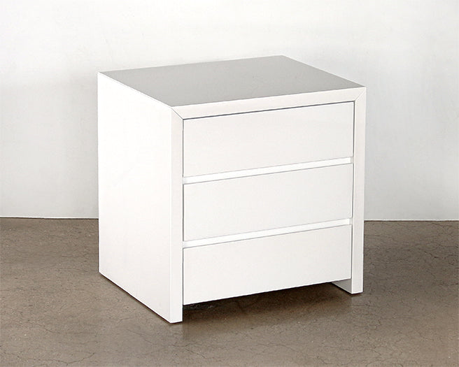 Blanche 3 Drawer Nightstand