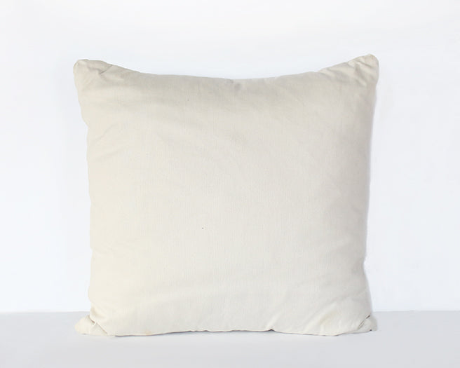 Large White Linen Pillow