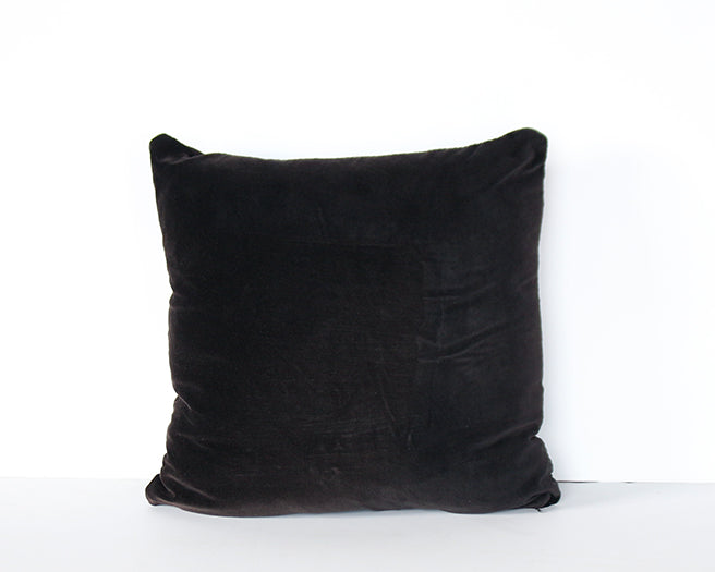 Small Black Velvet Pillow