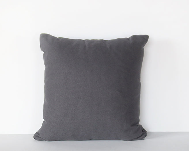 Small Grey Linen Pillow