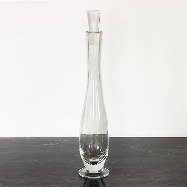 Large Elegant Glass Bottle
