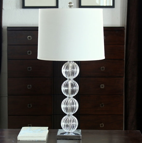 TL308 Amanda Crystal Glass Globe Lamp