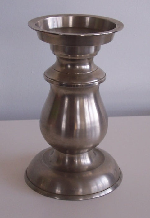 Pewter Pillar Candle Holder 7