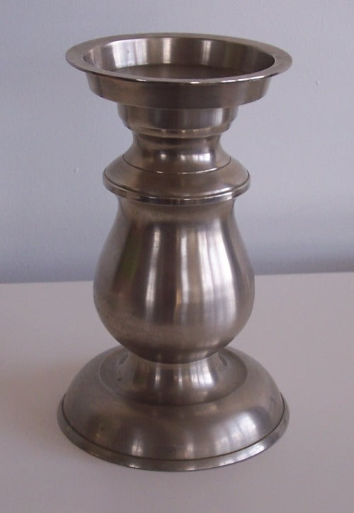 Pewter Pillar Candle Holder 7