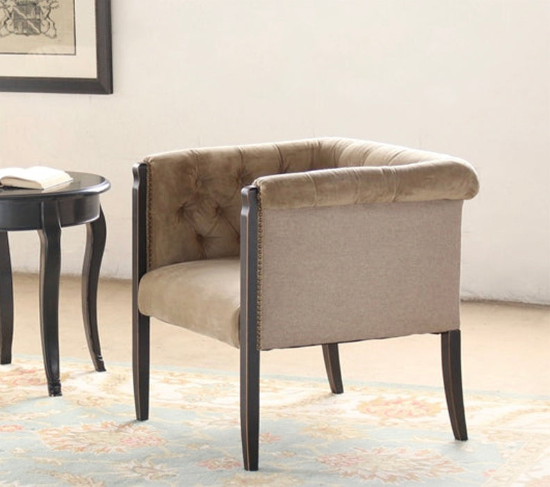 Tufted Deco Club Chair