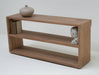 Toscana Media Console in Sundried Wheat 9