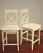 X Back Counter Stool in Shore White 7