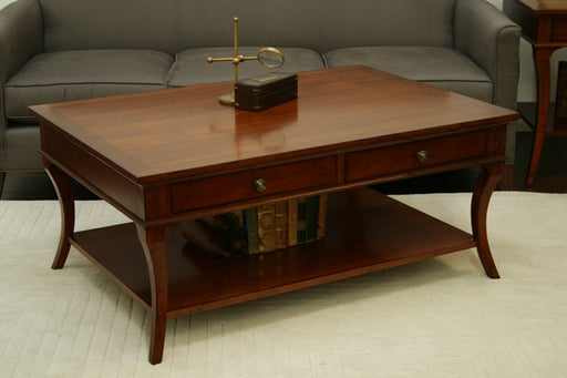 European Legacy Coffee Table in Macadamia 1