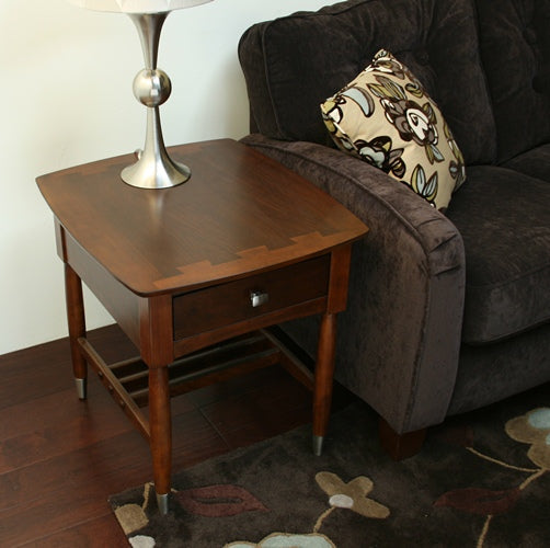 Danish Style Drawer End Table 1