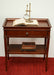 European Legacy Rectangular Lamp Table in Macadamia 1