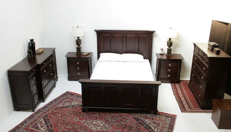 Gramercy Park Bedroom Set with Gentlemans Chest and Breakfront Dresser Shown 9