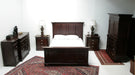 Gramercy Park Bedroom Set with TV Cabinet and Breakfront Dresser Shown 1 9