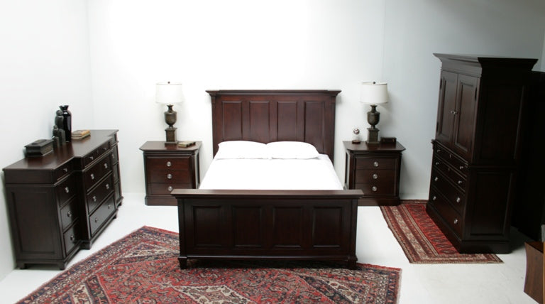 Gramercy Park Bedroom Set with TV Cabinet and Breakfront Dresser Shown 4 9