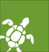 Abstract Turtle Green 15W x 15H 7