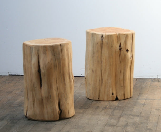 Natural Tree Stump Stool 7