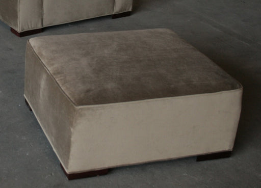 Contemporary Mushroom Velvet Ottoman 9
