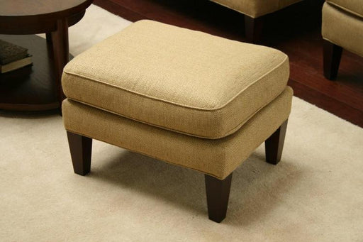 Golden Tweed Ottoman 1