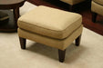Golden Tweed Ottoman 2 1