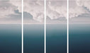 Four Panel Sky I set of 4 50W x 22H 7