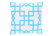 Turquoise Maze Pillow 1 7