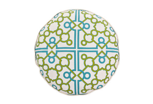 Green Trellis Pillow 1 8