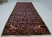 10 4 x 3 9 Antique Hossainabad Style Burgundy Navy and Salmon Persian Runner 8