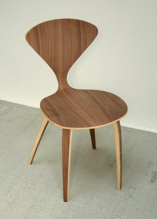 Walnut Plywood Side Chair 4