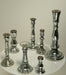  Set of 7 Antiqued Mercury Glass Candlesticks 8