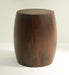 Dark Oak Drum Stool 9