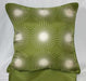 STARBURST Pillow in LEAF GREEN CREAMY WHITE 7