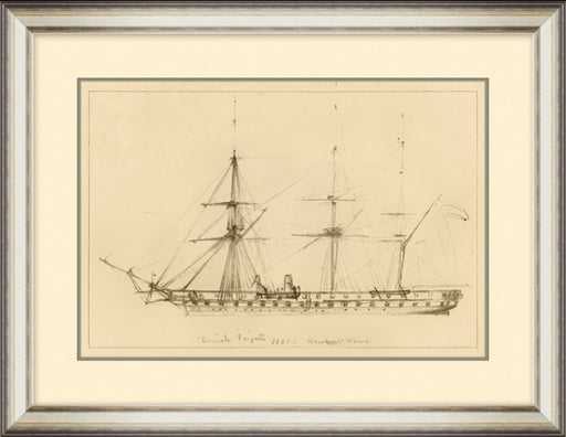 Danish Frigate 22 x 17 1