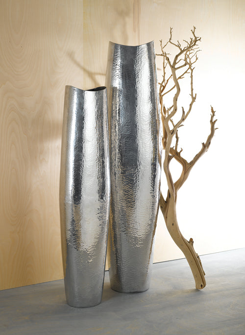 Hammered Vases Set of 2 7