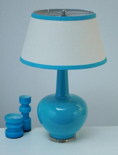 Porcelain Turquoise Table Lamp 7