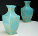 Turquoise Bamboo Vase 7