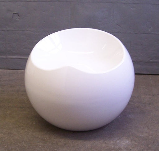 White High Gloss Lounge Stool 7