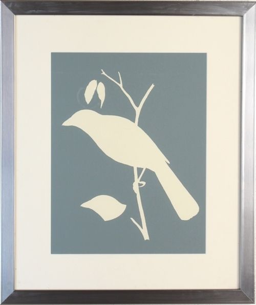 Bird Silhouette III 22W x 26H