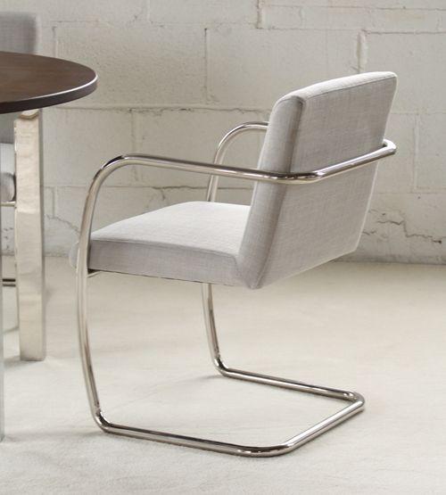 Mitchell Gold Hugo Arm Chair in Lingo Silver