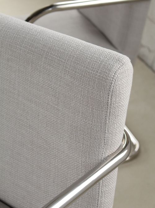 Mitchell Gold Hugo Arm Chair in Lingo Silver