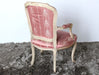 AC158 Antique Pink Silk Armchair 