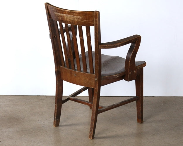 Vintage Slatback Armchair