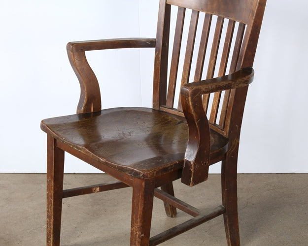 Vintage Slatback Armchair