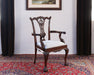 AC189 Ball and Claw Foot Mahogany Dining Room Arm Chair
