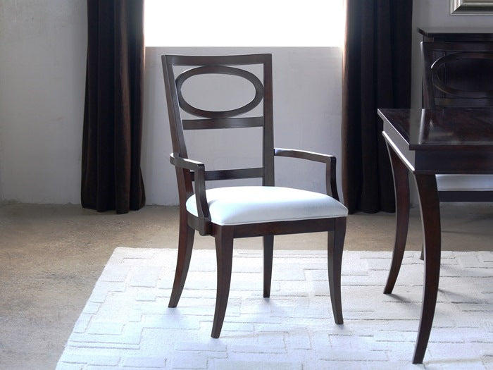 AC194 Central Park Oval Back Arm Chair 