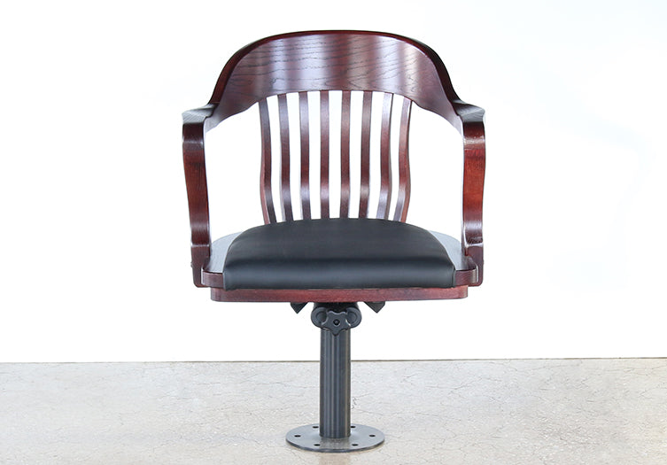 Bolt-Down Jury Chair in Oak