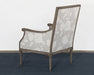 AC220 - French Style Floral Print Linen Armchair